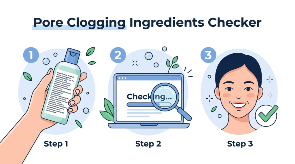 Pore Clogging Ingredients Checker: The Key to Clean and Blemish-Free Skin